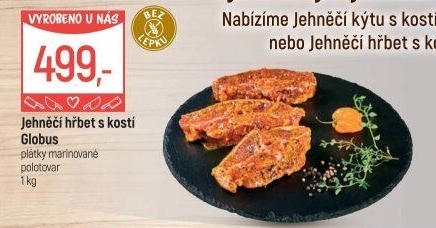 Jehněčí hřbet s kostí marinovaný Globus