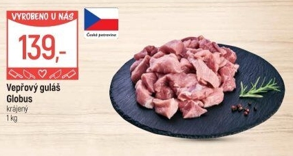 Maso na guláš vepřové Globus