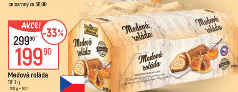 Medová roláda Můj dortík