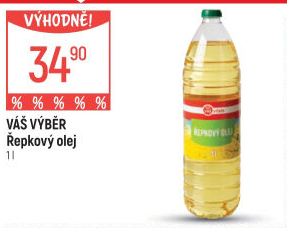 Olej řepkový Váš Výběr
