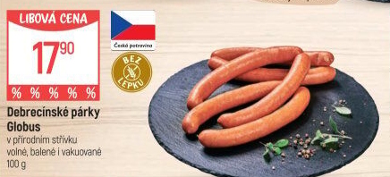 Párky debrecínské Globus