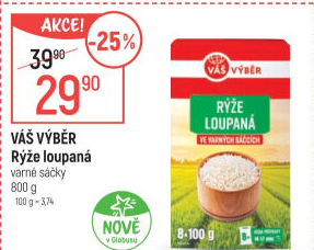Rýže loupaná Váš Výběr