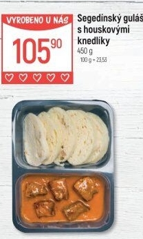 Segedinský guláš s knedlíkem Globus