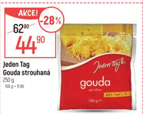 Sýr Gouda strouhaná Jeden Tag