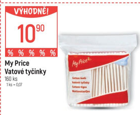 Vatové tyčinky My Price
