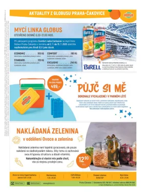 akční leták Globus 2.7.2025-8.7.2025