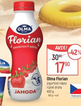 Jogurtový nápoj Florian Olma