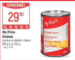 Kompot ananas My Price