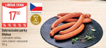 Párky debrecínské Globus