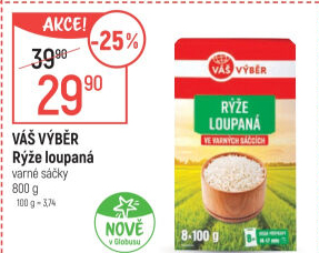 Rýže loupaná Váš Výběr