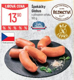 Špekáčky Globus