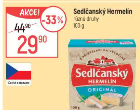 Sýr Hermelín Sedlčanský