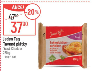 Sýr tavený plátky Jeden Tag