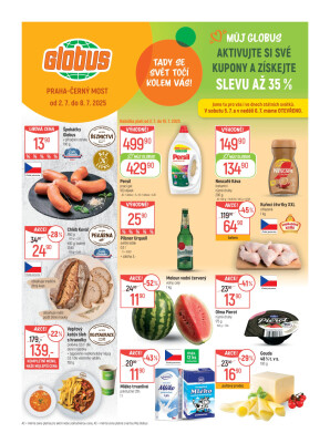 akční leták Globus 2.7.2025-8.7.2025