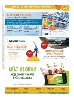 akční leták Globus 2.7.2025-8.7.2025