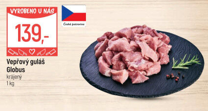 Maso na guláš vepřové Globus
