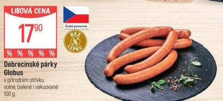 Párky debrecínské Globus