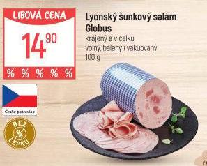 Salám lyonský šunkový Globus