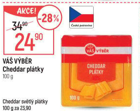 Sýr Cheddar Váš Výběr