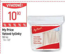 Vatové tyčinky My Price