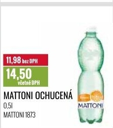 Ochucená voda Mattoni