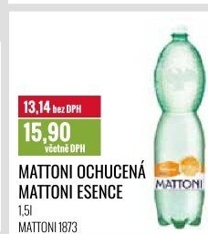 Ochucená voda Mattoni Esence