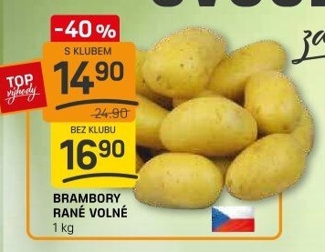 Brambory konzumní rané