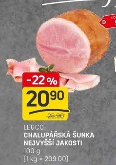 Chalupářská šunka nejvyšší jakosti Le&