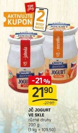 Jogurt ochucený jihočeský tradičníMadeta