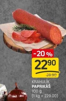 Salám Paprikáš Krahulík