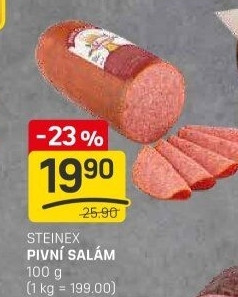 Salám pivní Steinex