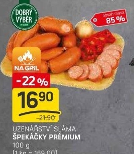 Špekáčky premium Dobrý Výběr