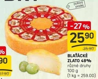 Sýr Blaťácké zlato Madeta