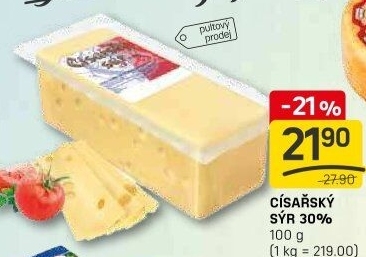 Sýr Císářský 30% Madeta