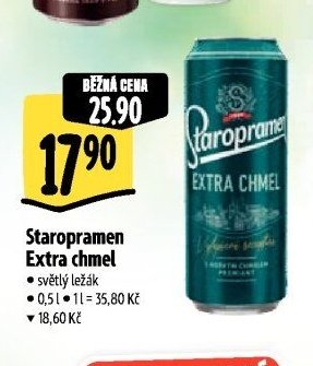Staropramen Extra chmel