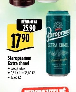 Staropramen Extra chmel