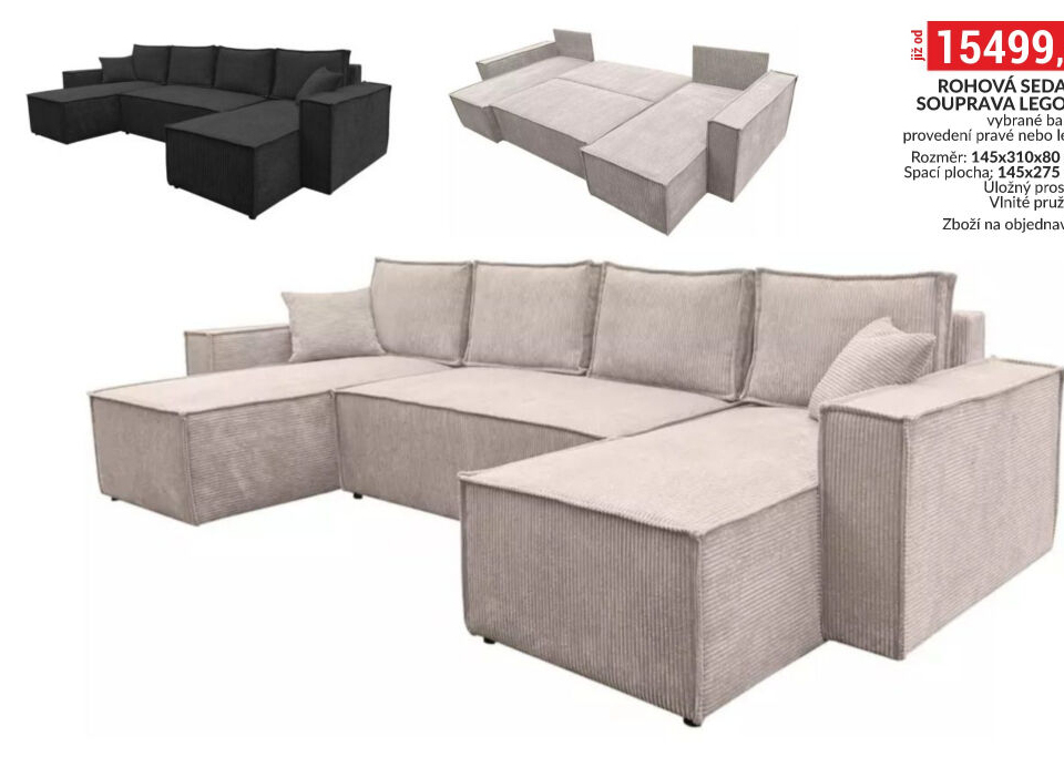 Sedací souprava Lego U Poso