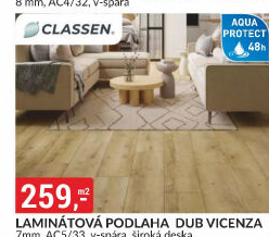 Laminátová podlaha Classen