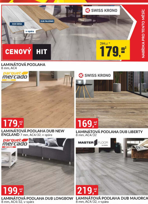 LAMINÁTOVE PODLAHY