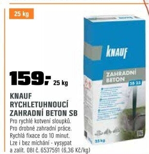 Beton zahradníSB25