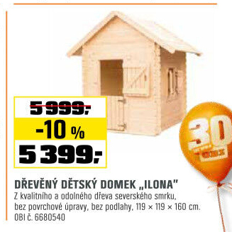 Domek dřevěnýdětskýILONA /