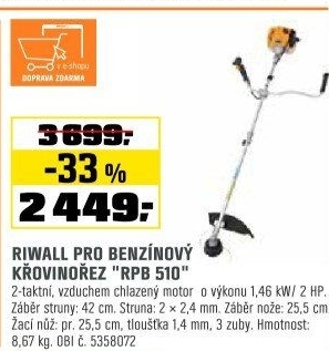 KřovinořezbenzínovýRiwallRPB 510