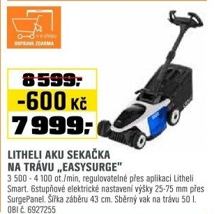 Sekačka natrávu akuEasySurge 2x20V 4Ah