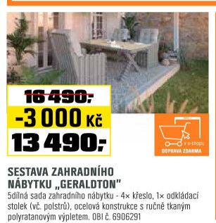 Set jídelní KenyaGeraldton 5-dílný