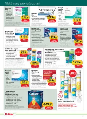 akční leták Dr. Max 1.7.2025-31.8.2025