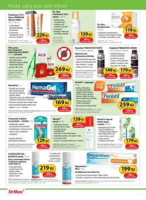 akční leták Dr. Max 1.7.2025-31.8.2025