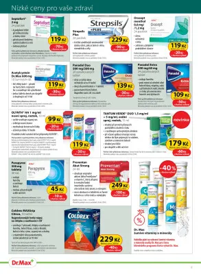 akční leták Dr. Max 1.7.2025-31.8.2025