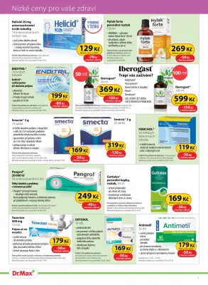 akční leták Dr. Max 1.7.2025-31.8.2025