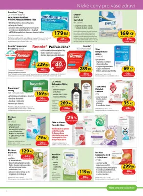akční leták Dr. Max 1.7.2025-31.8.2025