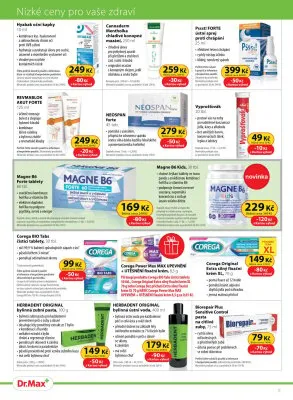 akční leták Dr. Max 1.7.2025-31.8.2025